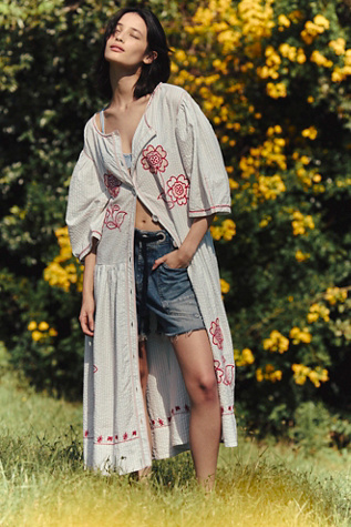Saugatuck Midi Dress by Free People in White, Size: XS