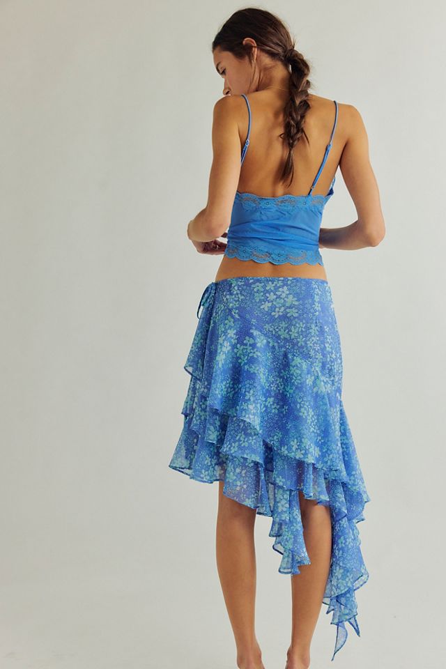Heather Ruffle Cascade Skirt