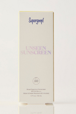 Солнцезащитный крем Supergoop! Unseen Sunscreen, SPF 50, цвет: One — фото 3