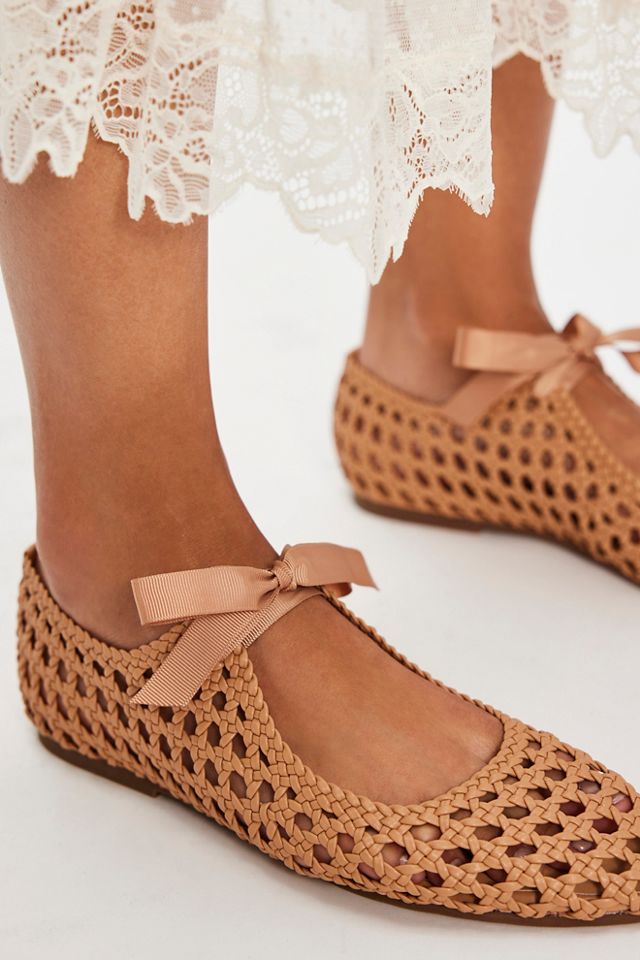 Ballerines tissées avec un nœud #1