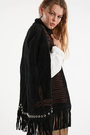 Женский топ Understated Leather x FP Suede Poncho, цвет: Коричневый — фото 3