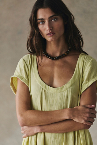 Sabina Semiprecious Beaded Stone Choker Necklace