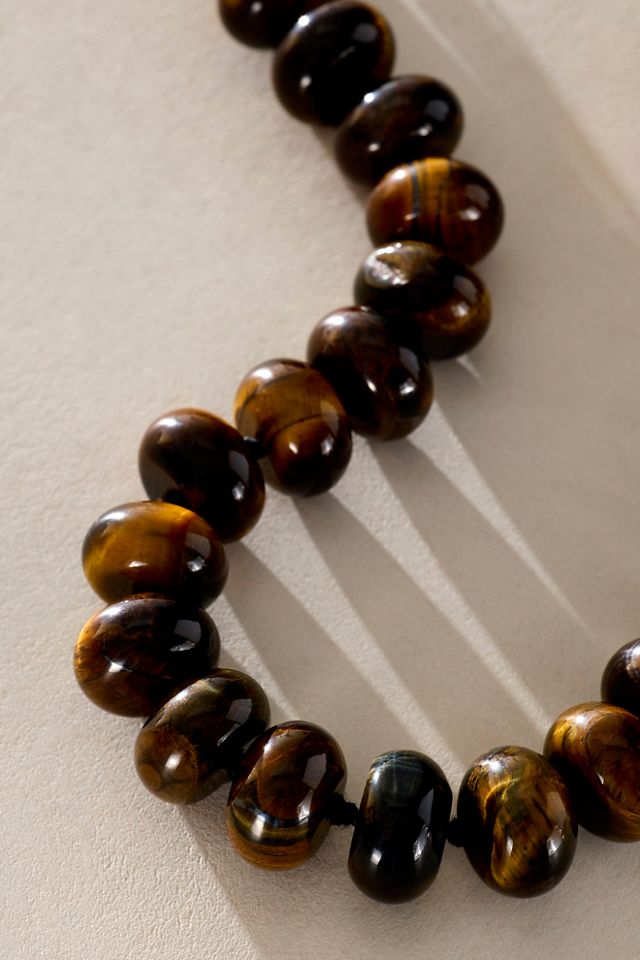Sabina Semiprecious Beaded Stone Choker Necklace #3