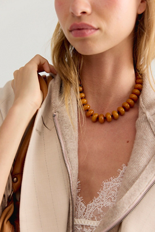 Sabina Semiprecious Beaded Stone Choker Necklace