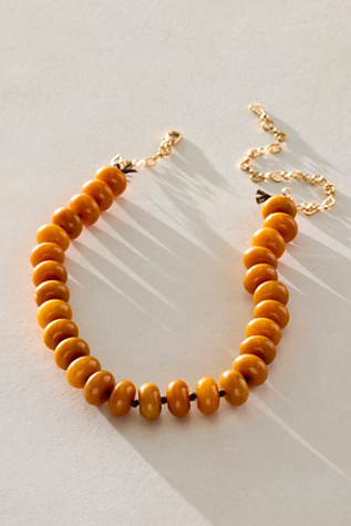 Sabina Semiprecious Beaded Stone Choker Necklace