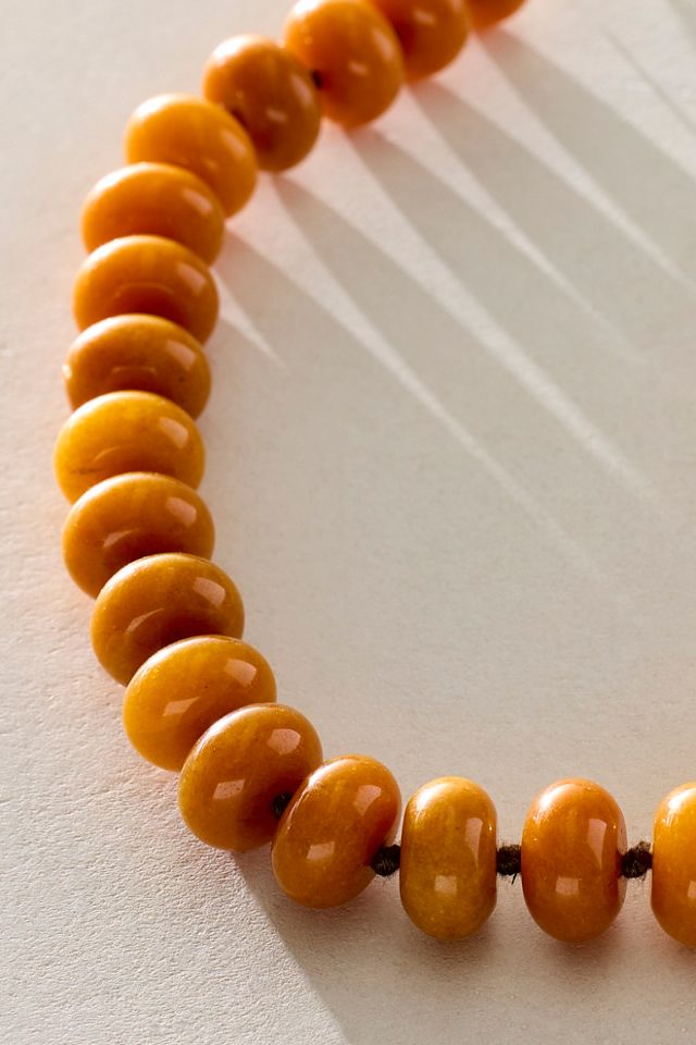 Sabina Semiprecious Beaded Stone Choker Necklace #2