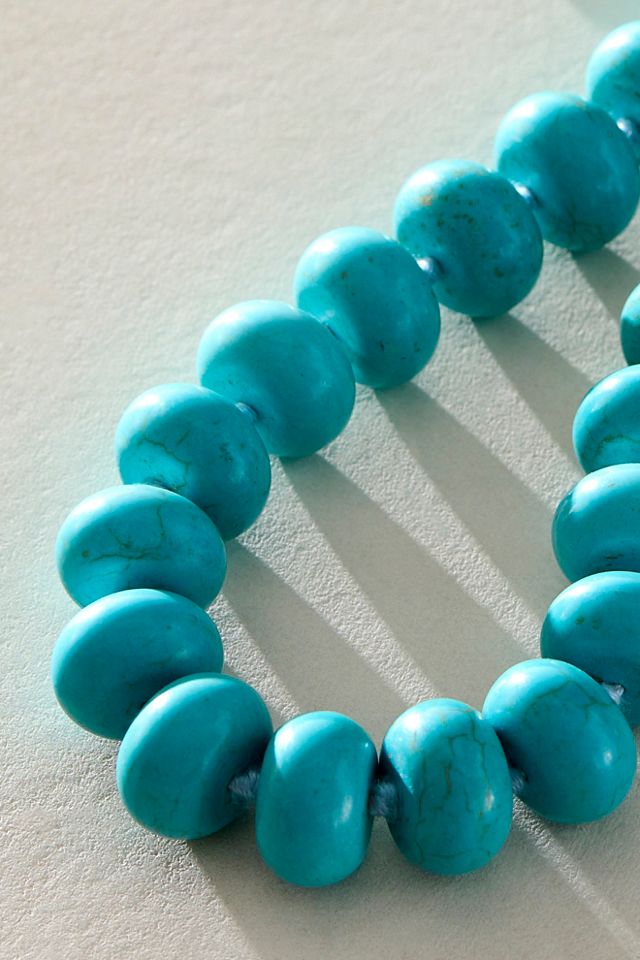 Sabina Semiprecious Beaded Stone Choker Necklace #1