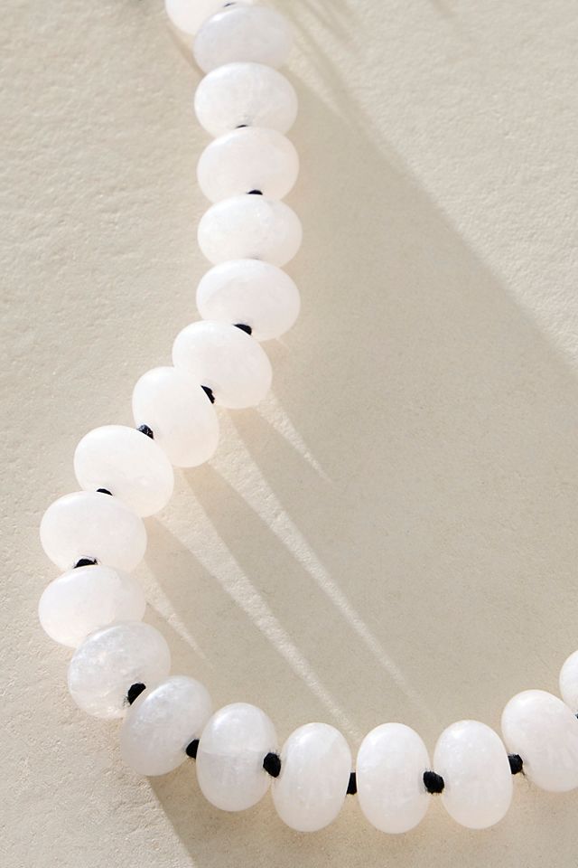 Sabina Semiprecious Beaded Stone Choker Necklace #1
