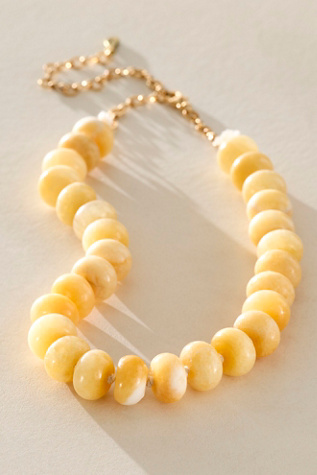 Sabina Semiprecious Beaded Stone Choker Necklace