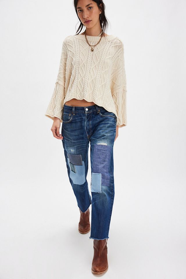 RE/DONE Levi's Patchwork Boyfriend Jeans #3