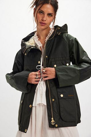 Barbour Ruth Waxed Jacket | Free People