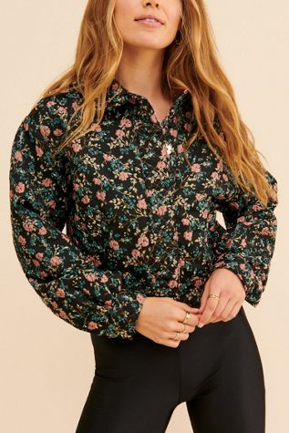 Sui by Anna Sui Alice Floral Jacquard Jacket