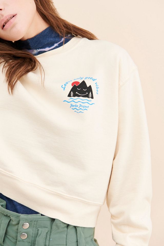 Parks Project Happy Mountain Cropped Sweatshirt #2
