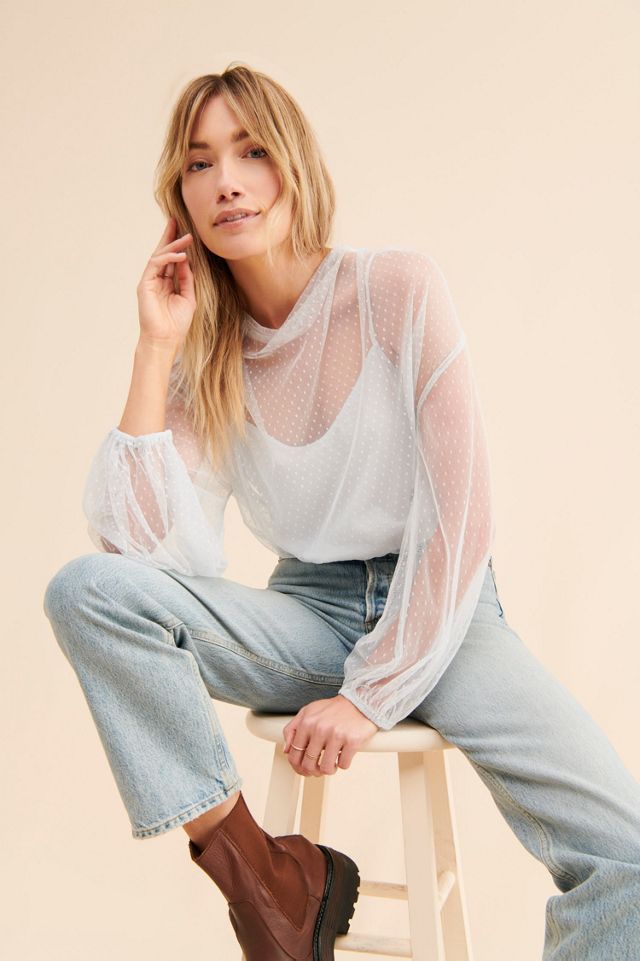 Ellie Mesh Top #2