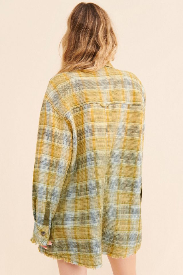 Anneli Plaid Shirt Jacket #1
