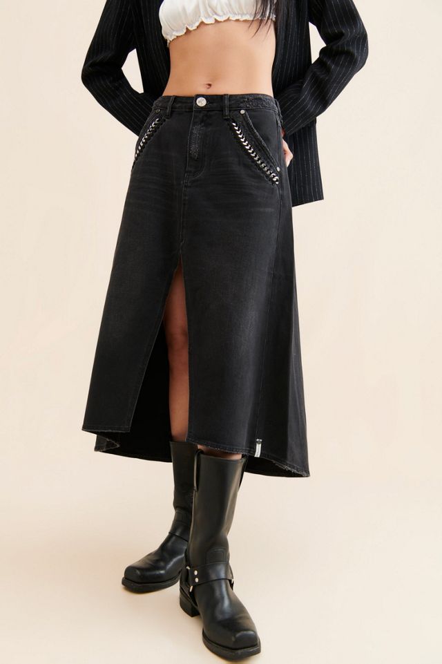 One Teaspoon Chain Midi Skirt #3