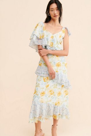 We Are Kindred Giovanna Tiered Ruffle Maxi Dress