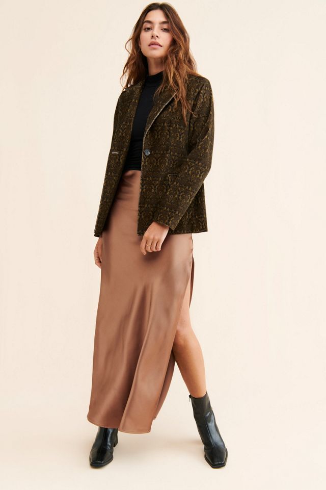 Driftwood Burnt Printed Blazer #3