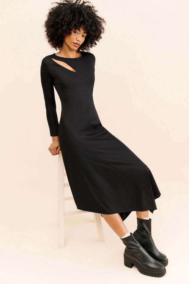 Laagam Winona Asymmetrical Stretch Dress #3