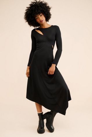 Laagam Winona Asymmetrical Stretch Dress