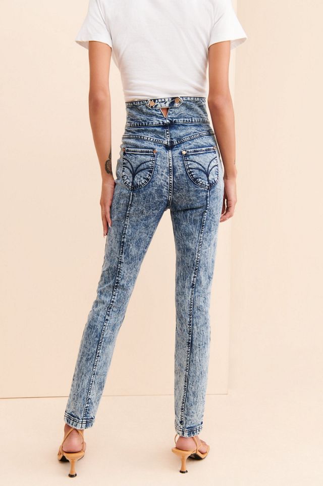 Alice McCALL We Dissolve Acid Wash Skinny Jeans #1