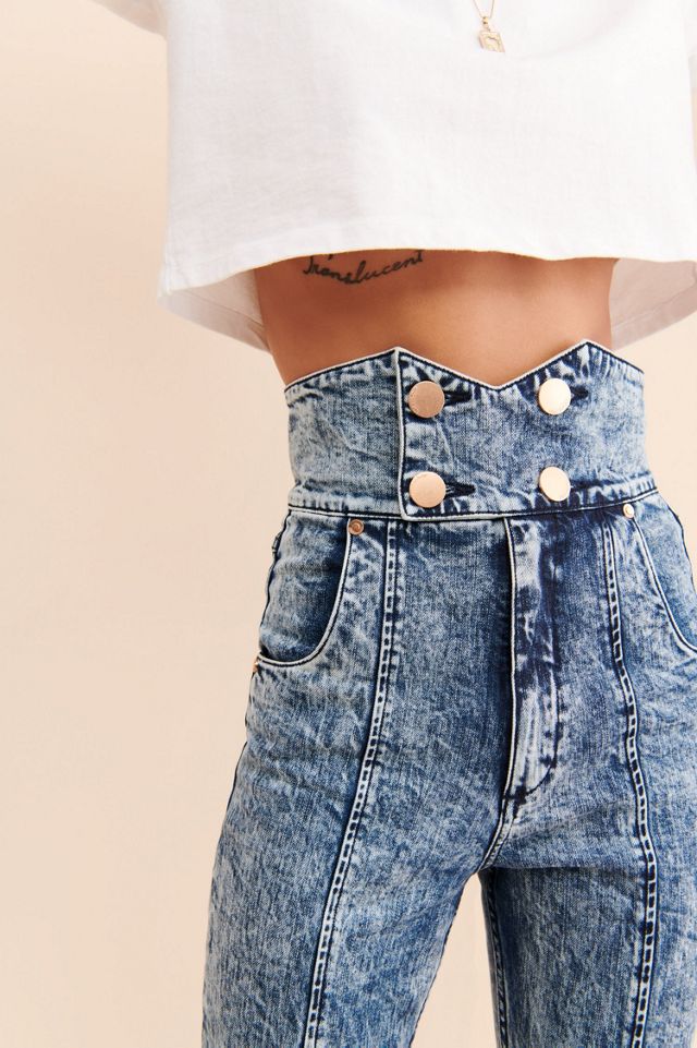 Alice McCALL We Dissolve Acid Wash Skinny Jeans #2