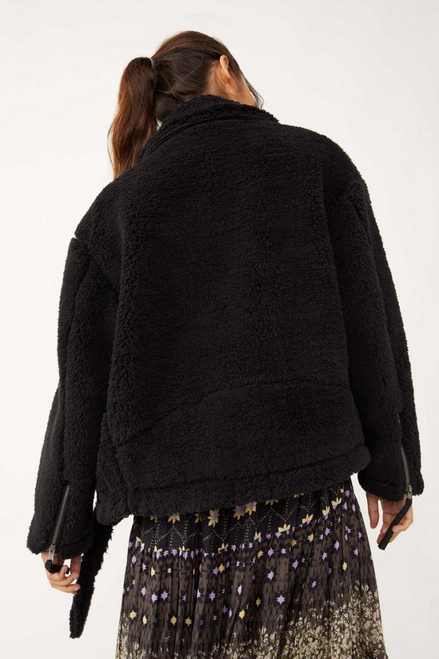 So Cozy Slouchy Moto Jacket #1