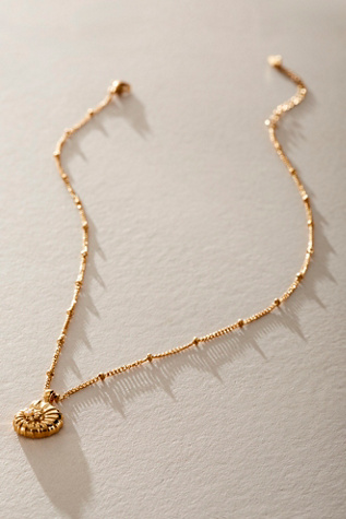 TCB Shell Necklace by The Crystal Boutique at Free People in White