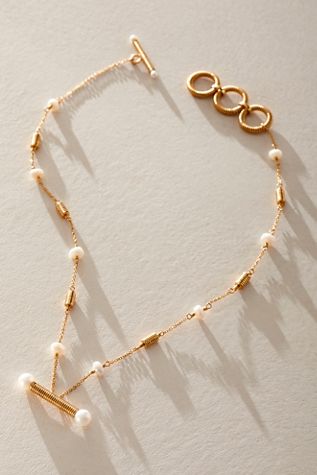Collier Preeti Sandhu Keshi Dew Drop Perle Vermeil