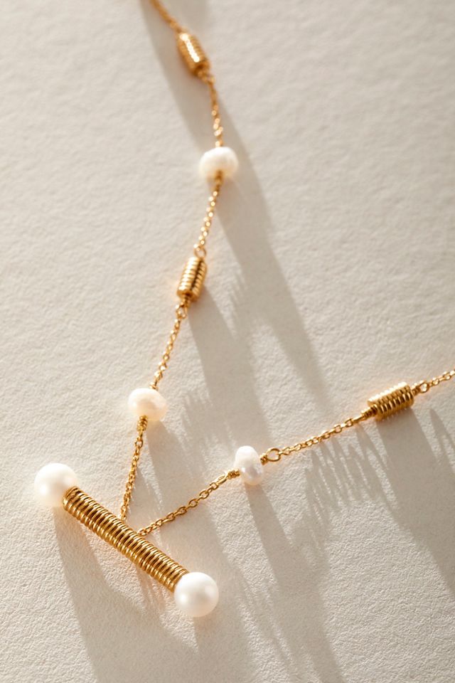 Collier Preeti Sandhu Keshi Dew Drop Perle Vermeil #1