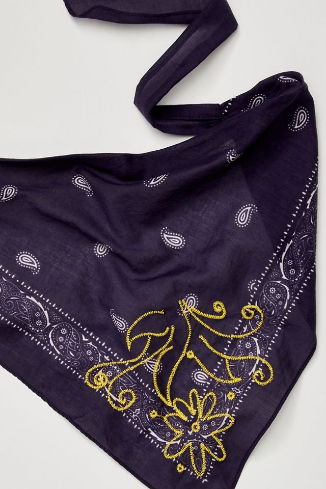 Crawford Embroidered Hair Scarf #2