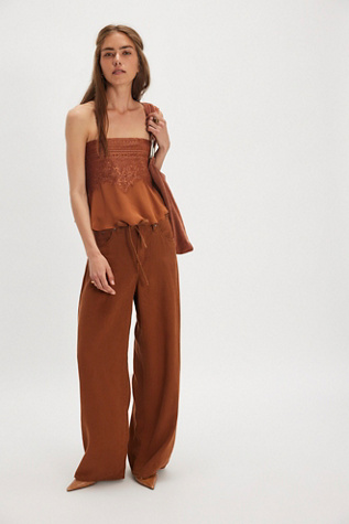 Alice Tube Top by Free People in Brown, Size: XS