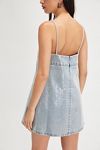 retrofete nadiya denim dress Nadiya Sequin Denim Dress  Retrofete
