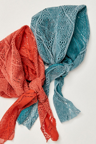 Mellody Hair Scarf at Free People in Teal
