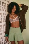 Drew Pucker Check Skirt Set