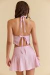 Drew Pucker Check Skirt Set