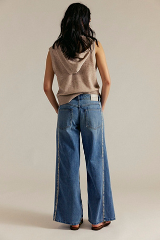 We The Free On Edge Selvedge Wide-Leg Jeans