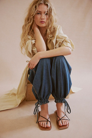 Serenity Strappy Sandals by Matisse at Free People in Black, Size: US 6