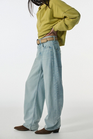 We The Free Truro Baggy Puddle Jeans by Free People
