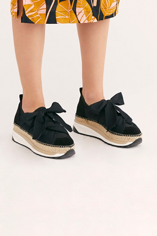Женские кроссовки FP Collection Chapmin Espadrille, цвет: Чёрный — фото 2