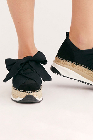 Женские кроссовки FP Collection Chapmin Espadrille, цвет: Чёрный — фото 3