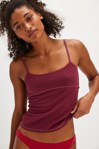 Staycation Cami by Intimately at Free People in Red, Size: M