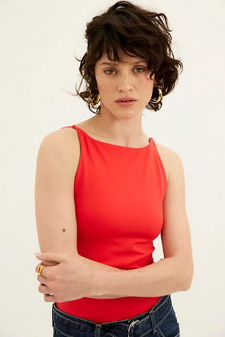 Round Two Cami by Intimately at Free People in Red, Size: M/L