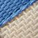 Warm Taupe / Azure Blue