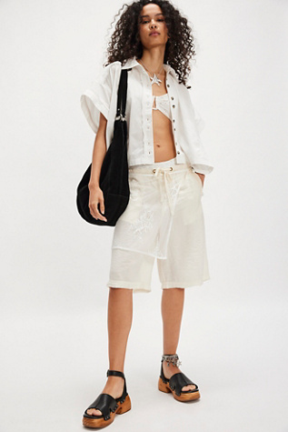 We The Free Just Dreaming Shirt at Free People in White, Size: M