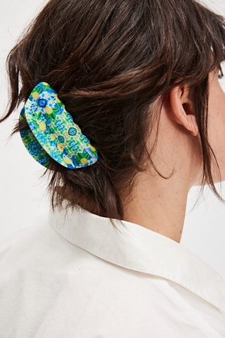 Well Traveled Claw Clip at Free People in Lemon Tree