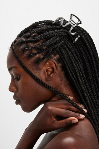 Pince à Griffes Indomptable par Free People en Argent, pour femme