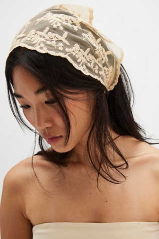 Clementine Tree Hair Scarf at Free People in Apricot