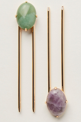 Tell Me Lies Hair Pin by Free People in Purple