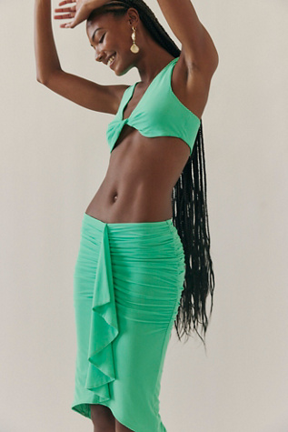 AFRM Everett Newton Set at Free People in Green, Size: M